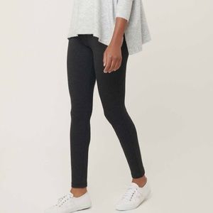 LOFT Heathered Seamed Ponte Leggings